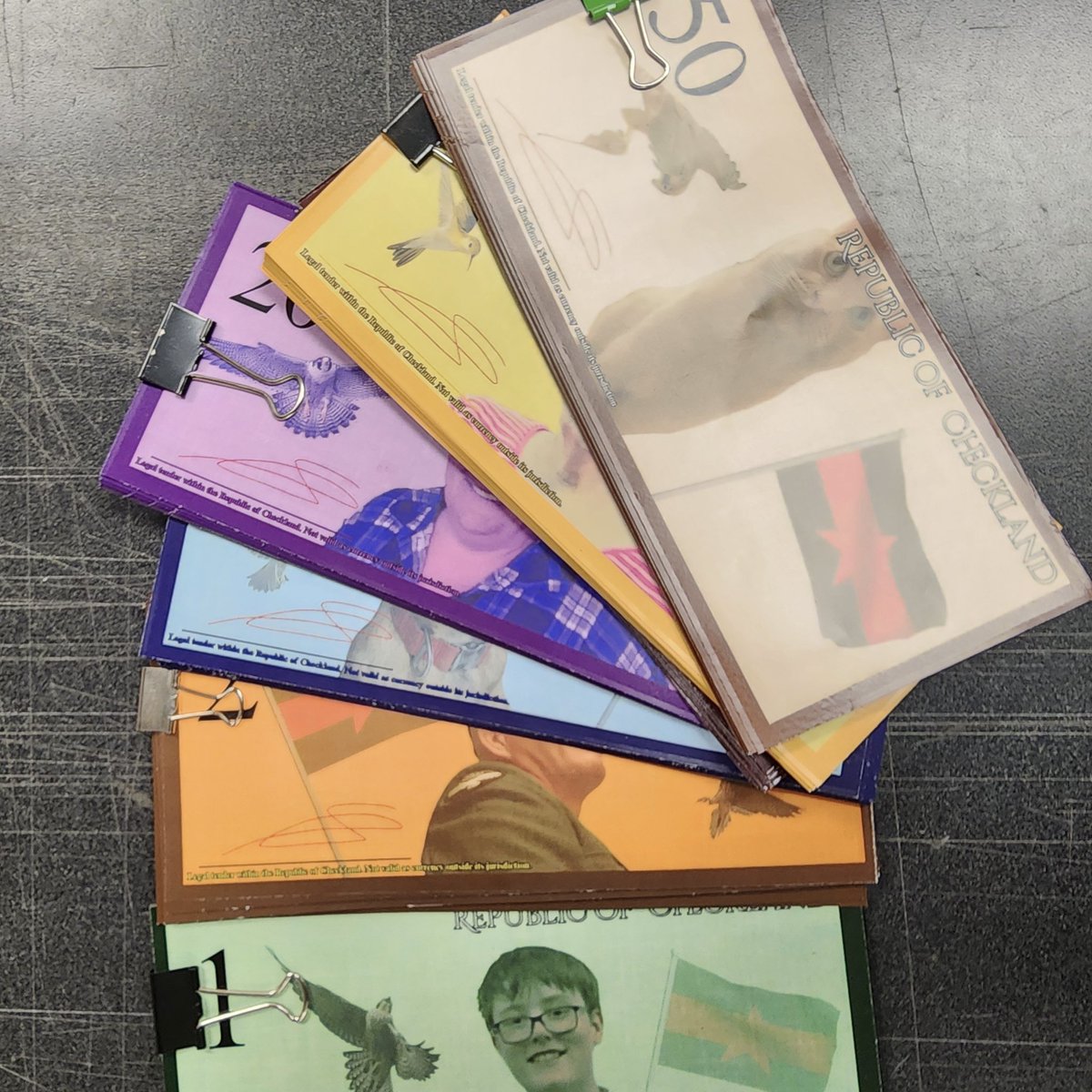 The Checkland Ministry of Finance is proud to announce that the Checkmark Bills are ready to enter circulation.
Starting tomorrow, citizens can begin using physical currency across the republic.
#Checkland #Currency #Money #Micronation