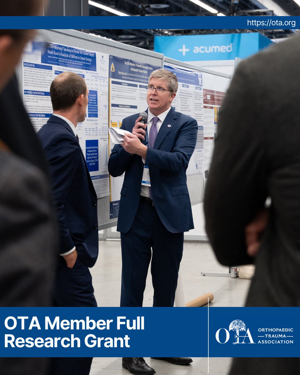 otatrauma's tweet image. Last call to finish up your submission applications for all open OTA Grants. Submissions close tomorrow July 15! Review requirements and details for all four grants at bit.ly/3UPX0HY
