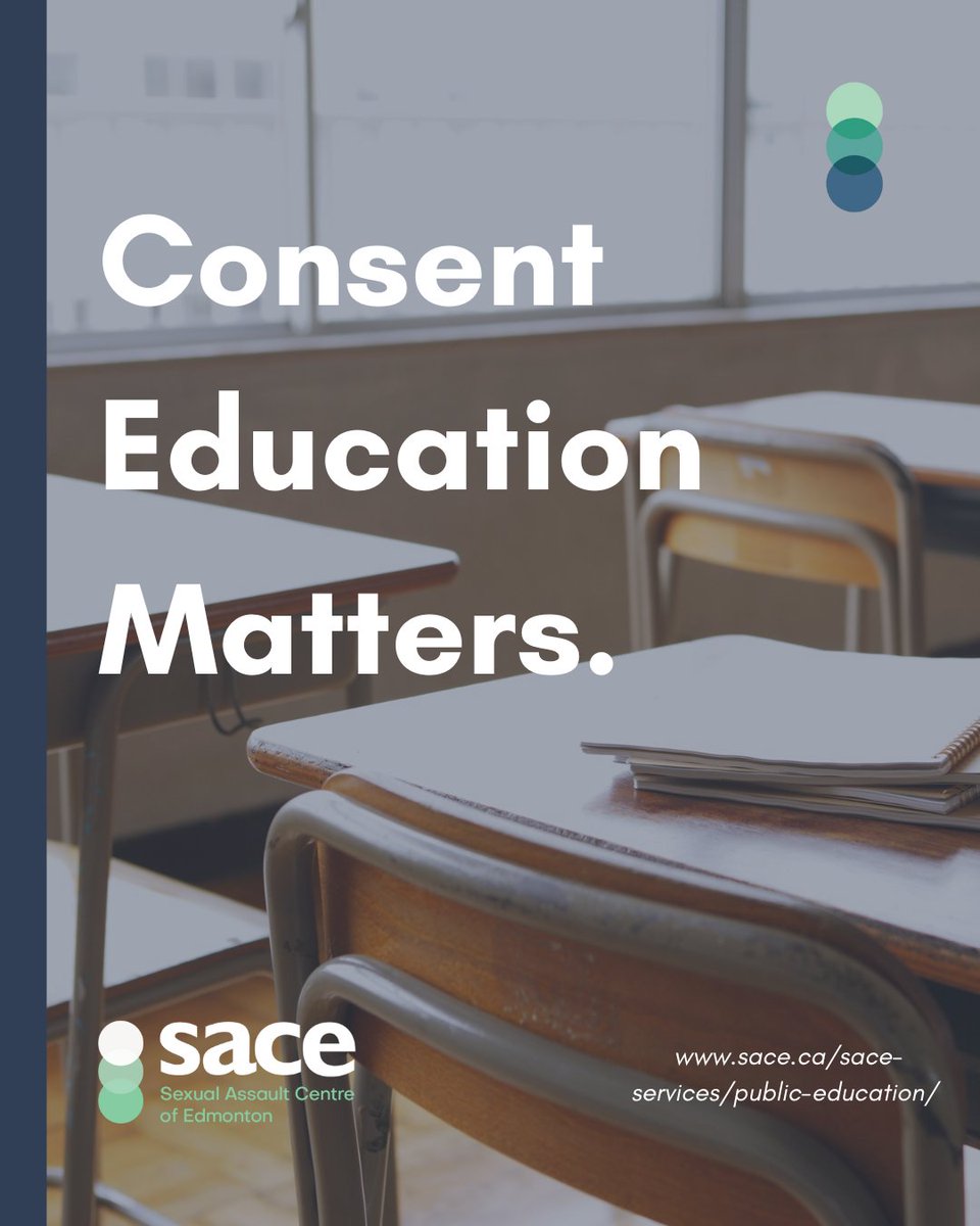 sacetalks's tweet image. Every conversation about consent creates a ripple effect. At SACE, we work with schools, workplaces, and communities to help shift culture, reduce harm, and equip people with tools to build respectful relationships.
#ConsentCulture #TraumaInformedCare #PreventionMatters