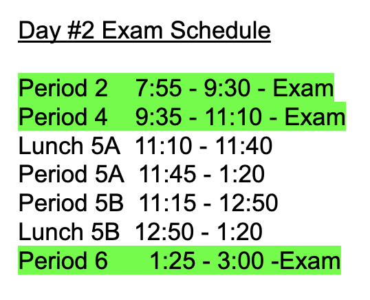 JeffBrooke2's tweet photo. Final Exam Schedule today, May 21st, 2026, for Pioneer Jr. Sr. High School.  #PantherPride https://t.co/mNJ4CXPrQu