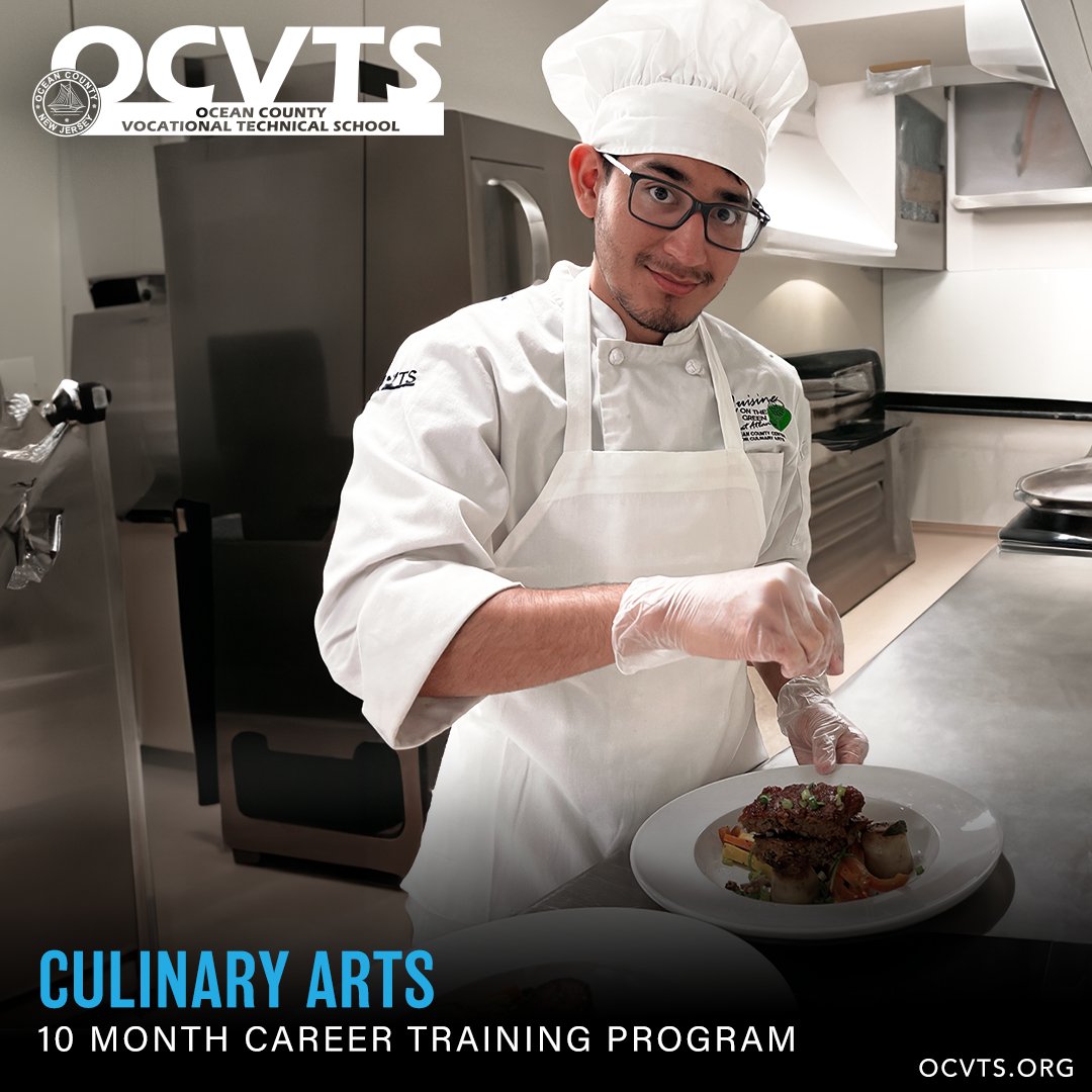 10 Month Career focused hands-on training in Culinary Arts. OCVTS programs offer cutting-edge training in our state-of-the-art facilities. 🧑🏾‍🍳 🥬🔪

Classes Start in September. Apply Today! ➡️ocvts.org/10month