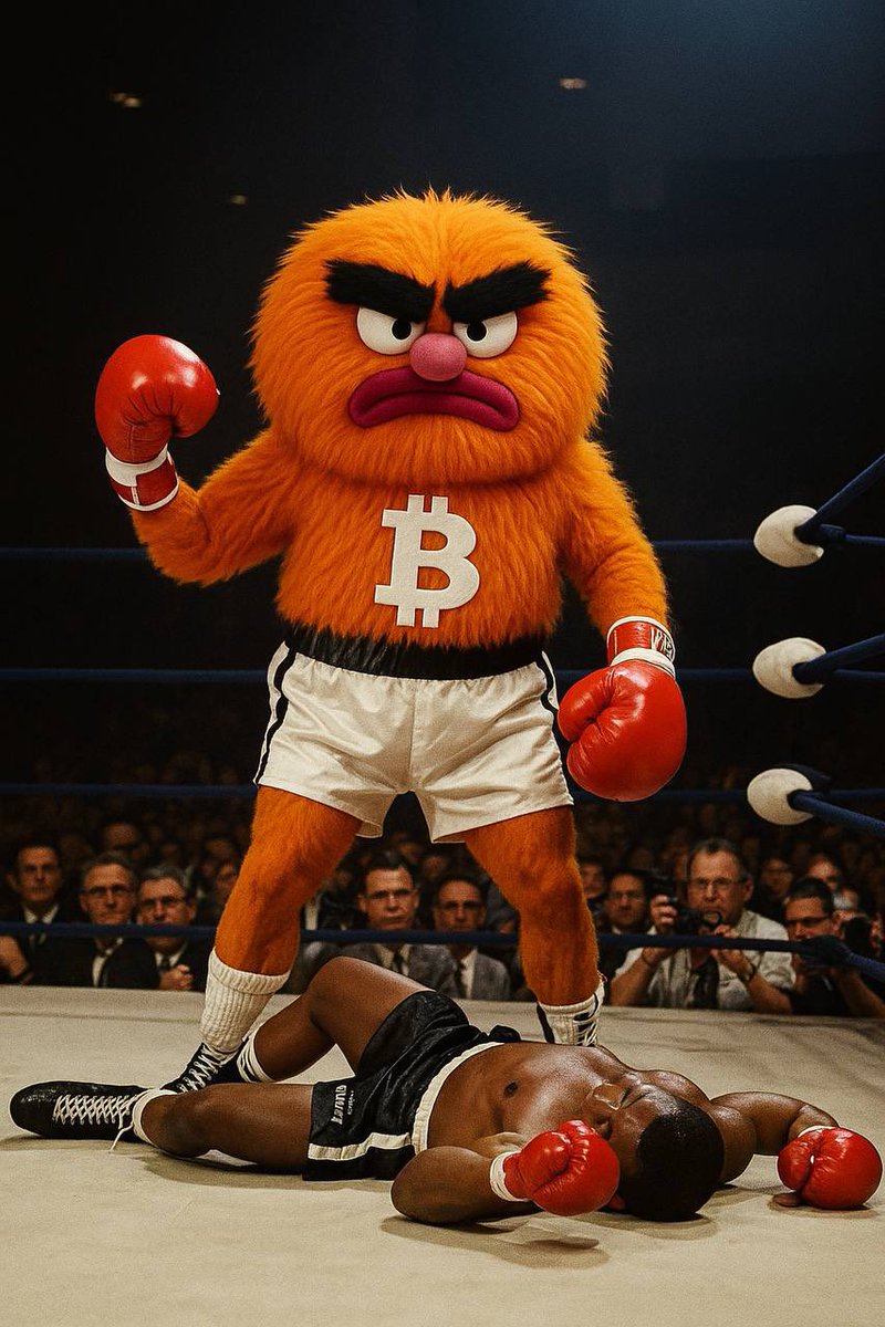 nateapes's tweet image. Did I really stumble across this OG $BTC Mascot WTF . Ez sendorrrr