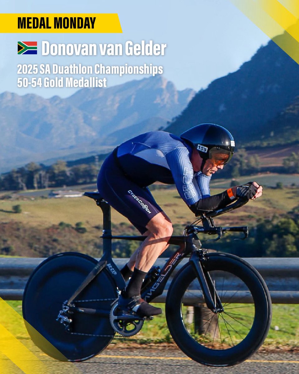 MEDAL MONDAY 🏆🇿🇦

Noel Smous &amp; Donovan van Gelder claimed gold at the SA Duathlon Champs - proof that grit + fuel = greatness.

Your turn.
What will you conquer this week?
#MedalMonday #FuelledBy32Gi