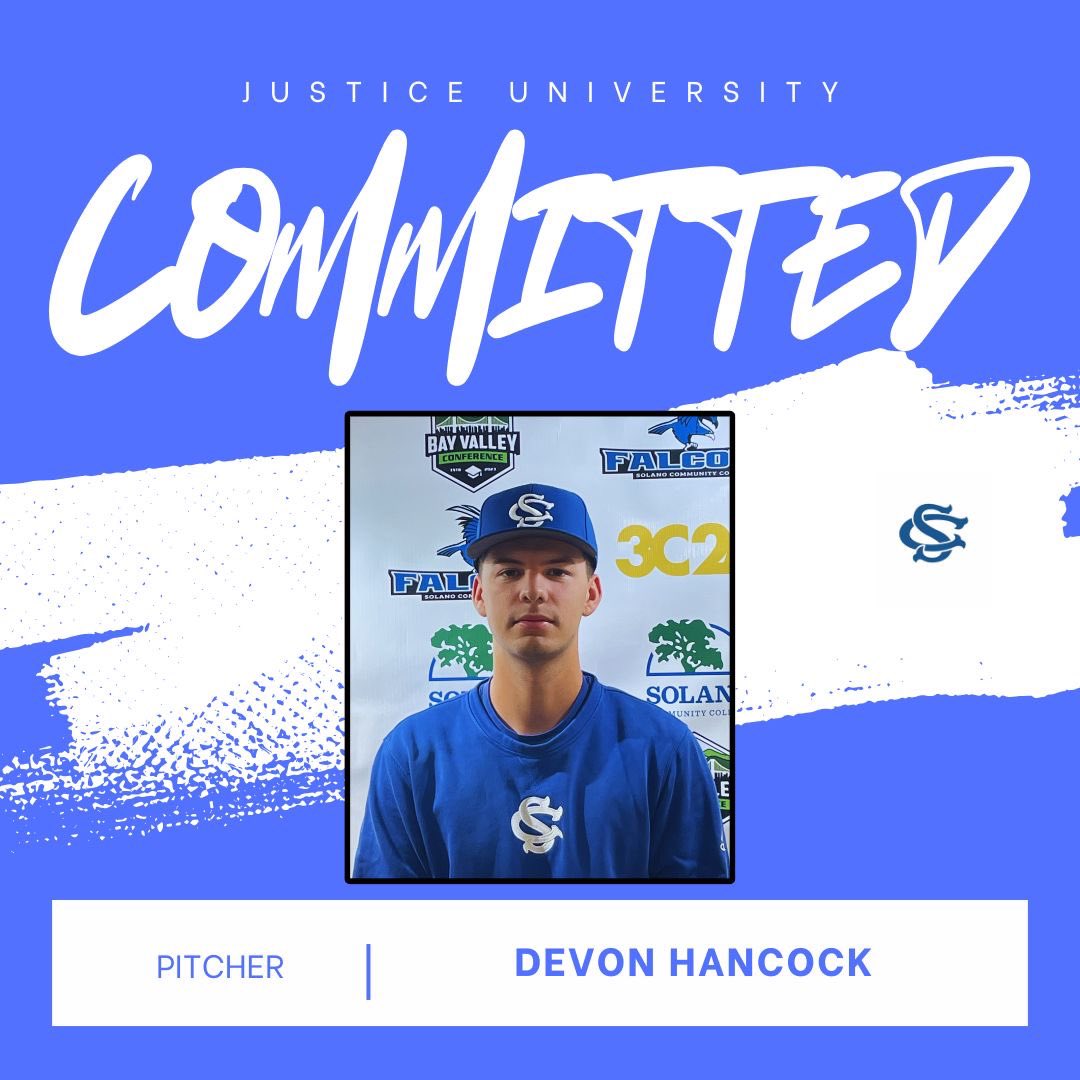 SCCFALCONS's tweet image. Make that ten sophomores signed!
Congratulations to sophomore pitcher Devon Hancock (Will C Wood HS) on his commitment to Justice University! @DevonHancock_11 #DiamondFalcons #AnotherOne