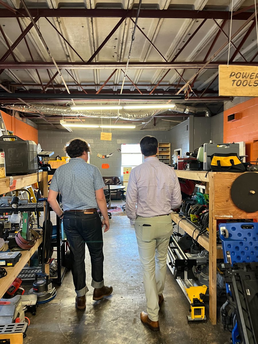 RepMcGarvey's tweet image. Had a great time visiting the Louisville Tool Library nestled in Shelby Park last week!
With over 3,500 tools, houseware, camping gear, and more, they're making incredible strides to break down the financial barrier to starting and finishing a project.