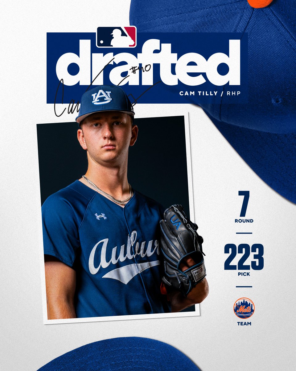 Tilly ➡️ The Big Apple 

<a href="/cameron_tilly/">Cameron Tilly</a> is the newest member of the <a href="/Mets/">New York Mets</a>! 

#WarEagle | #AuburnMade