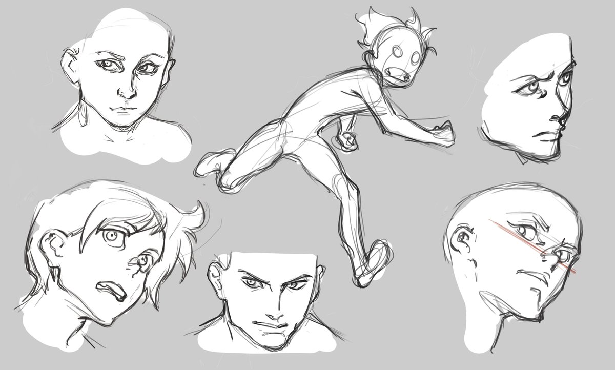 _mashieru_'s tweet image. Sketch studies of Yoh Yoshinari
#sketchs #anime