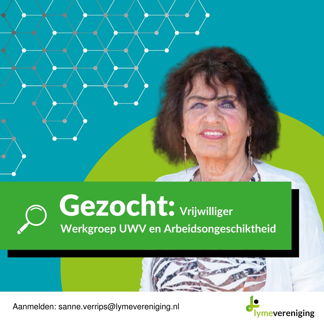 😀 Wil jij een verschil maken voor mensen met de ziekte van Lyme? Voor onze werkgroep UWV en arbeidsongeschiktheid zijn we op zoek naar een enthousiaste vrijwilliger met enige medische kennis.

🧐 Wat ga je doen?

Meedraaien met onze werkgroep en een inwerkperiode volgen.

Samen