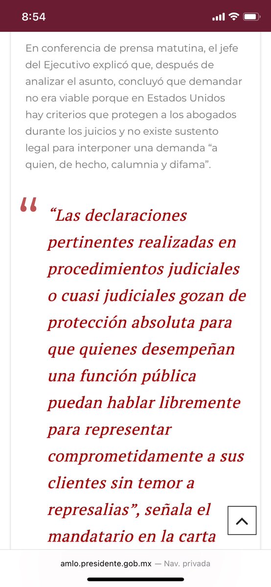 Anclaran's tweet image. Alguien avísele a la presidentA @Claudiashein que su jefe político AMLO ya amenazó con demandar a un abogado gringo por difamación y terminó reculando.
Hay que evitar que haga el ridículo y quedé 🤡
O será que solo buscar un distractor?
@JACrespo1 @Vivianolala @CarlaEUrenaA…