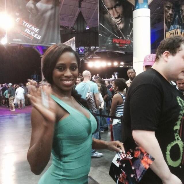 Li__Psy's tweet photo. @TheTrinity_Fatu 

No bandwagon here. Since day 1 when I seen you at WM30 at superstore. I knew you was a superstar then. I follow you then and now. I was there at evolution  last night, your match was a banger wit Jade. So happy for you. You well deserved it https://t.co/SOSGHbOcGu