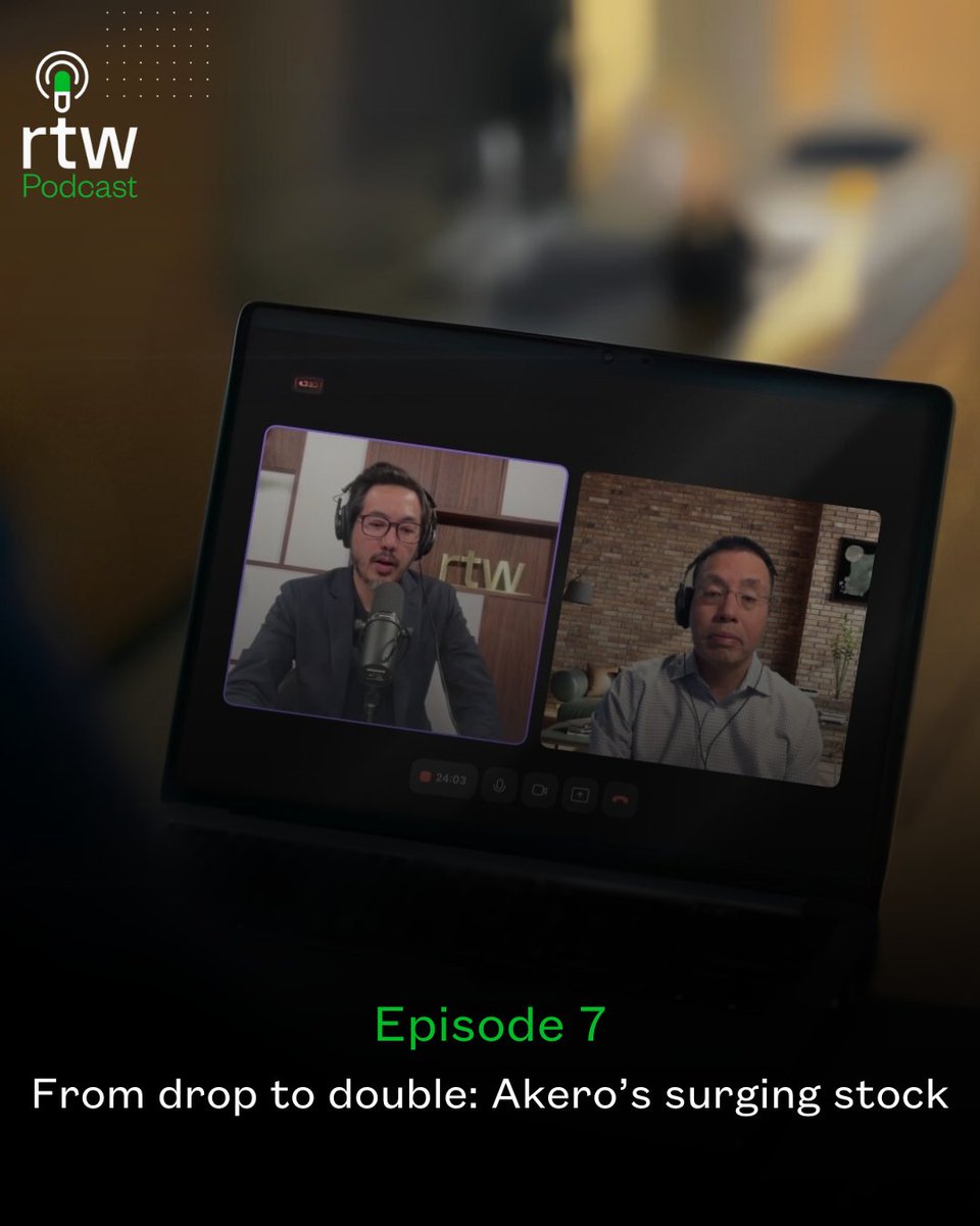 RTW Investments, LP (@rtwlp) on Twitter photo "Every other trial had been unsuccessful."
Watch our latest RTW Podcast episode, where <a href="/docrodwong/">Rod Wong, MD</a> and <a href="/akerotx/">akerotx</a> President and CEO Andrew Cheng discuss how Akero pushed forward in MASH, a progressive liver disease, and how their perseverance paid off: rtwfunds.com/podcasts/from-… "Every other trial had been unsuccessful."
Watch our latest RTW Podcast episode, where <a href="/docrodwong/">Rod Wong, MD</a> and <a href="/akerotx/">akerotx</a> President and CEO Andrew Cheng discuss how Akero pushed forward in MASH, a progressive liver disease, and how their perseverance paid off: rtwfunds.com/podcasts/from-…
