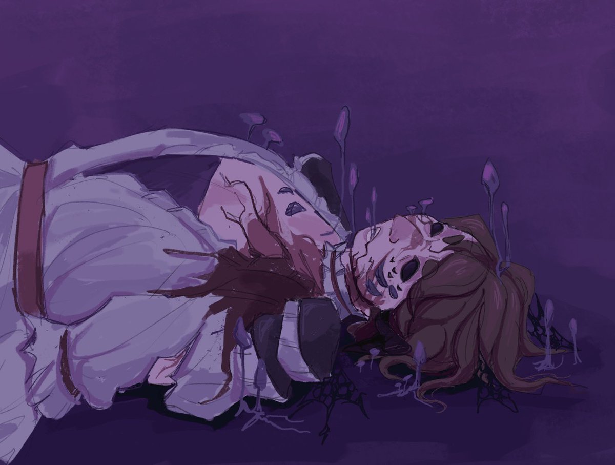 Mayloony 🌙 | #1 DDVAU Hotguy fan (@mayloony_) on Twitter photo // CONTENT WARNING : GORE , DRAWING OF A DEAD CHARACTER 
Left to rot. 
#ddvau // CONTENT WARNING : GORE , DRAWING OF A DEAD CHARACTER 
Left to rot. 
#ddvau