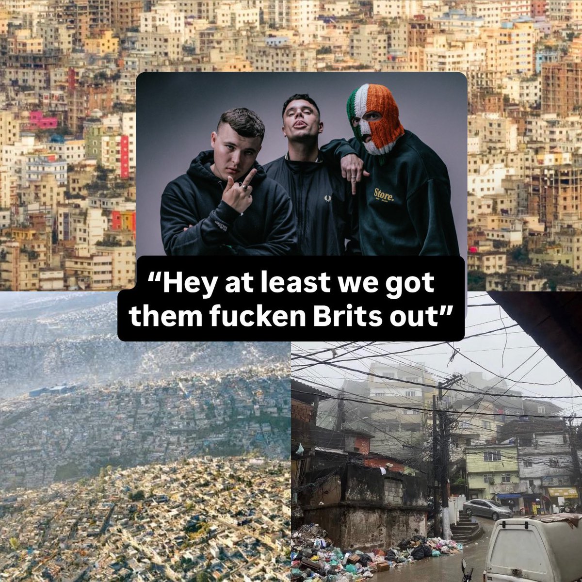 Completely fucking pointless left wing Irish nationalism be like