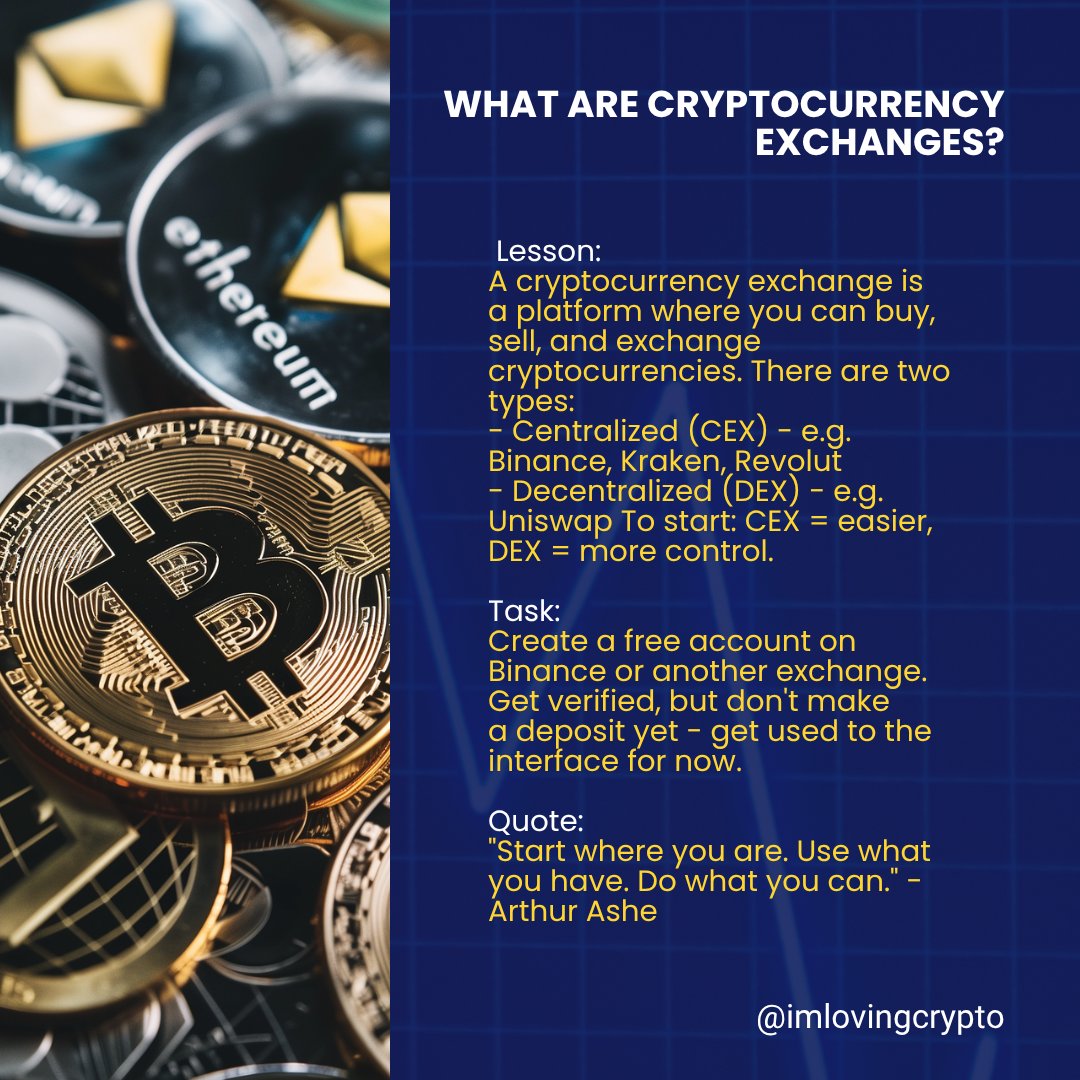 Lesson 8 - for beginners in crypto 💱 #passiveincomewithcrypto  #investingmindset #ImLovingCrypto #learncrypto #cryptoeducation  #cryptobeginners #CryptoCoach3 #ILCacademy #15minCrypto #bitcoin #web3  #cryptodaily #15minCrypto #Bitcoin #blockchain ...
