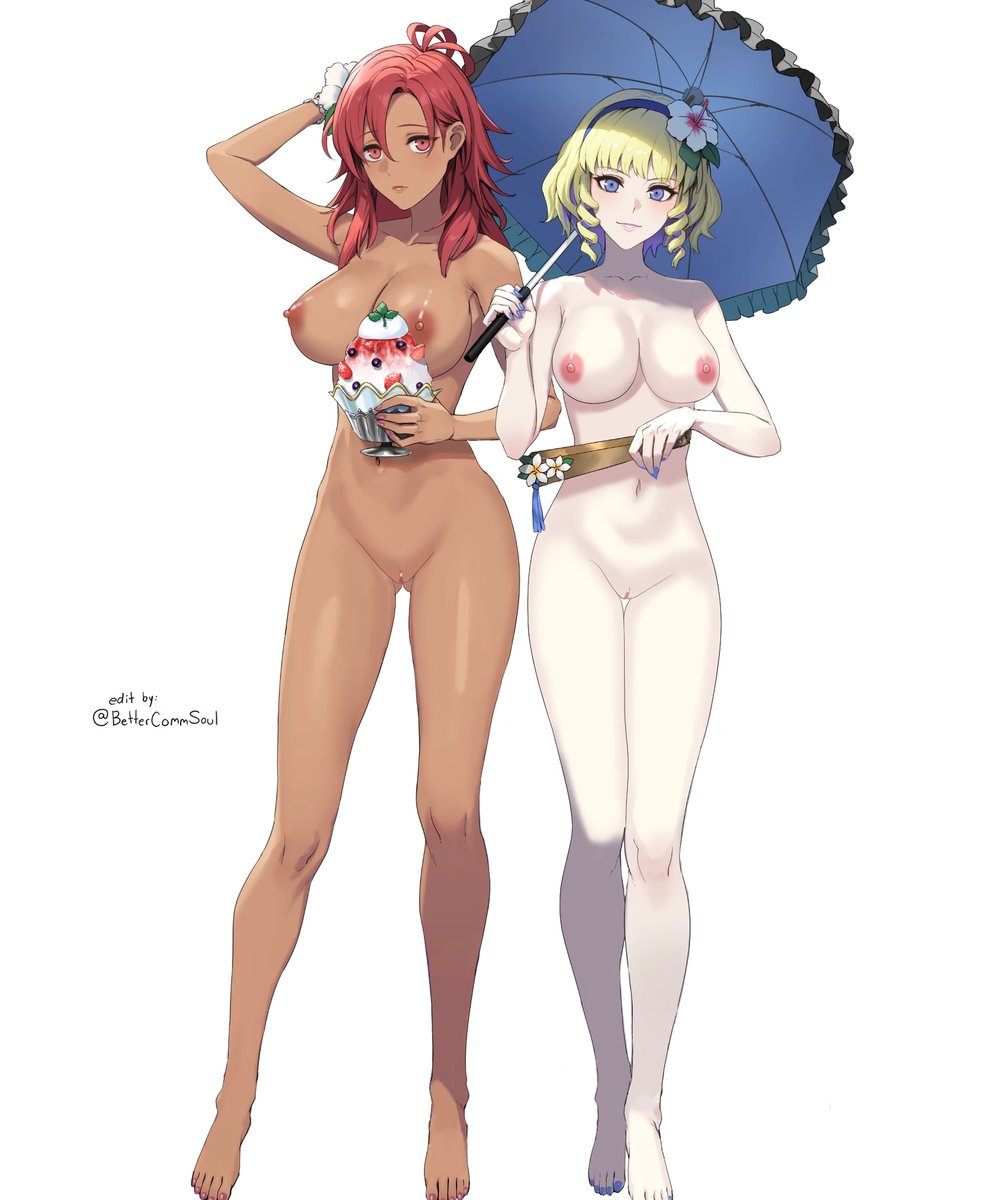 BetterCommSoul's tweet photo. Summer Hapi &amp; Constance🌴 ~commissioned :) https://t.co/ix6jYFerRu