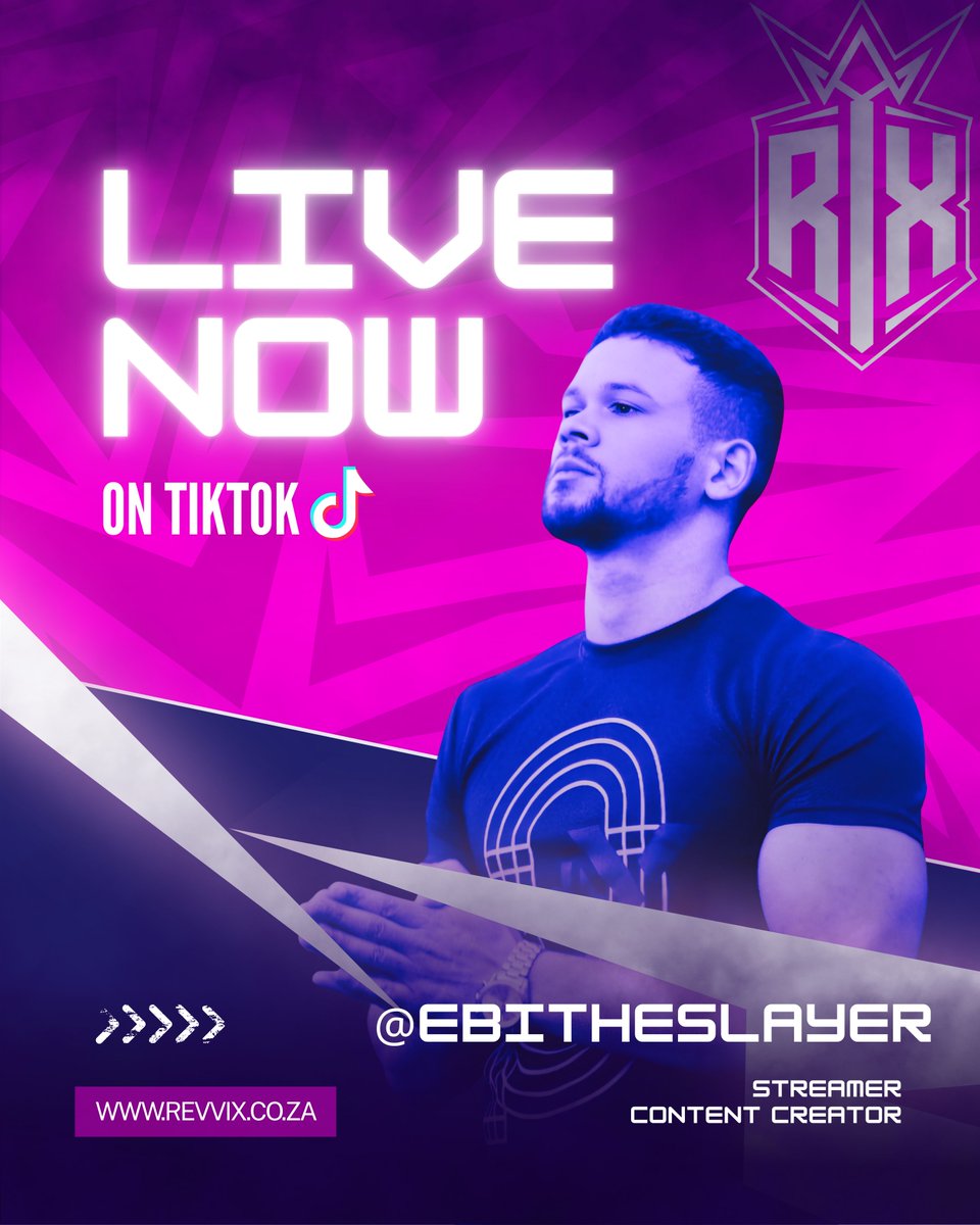 📢 Live Now: tiktok.com/@ebitheslayer 

#Revvix #TikTokLIVE #contentcreator #Warzone