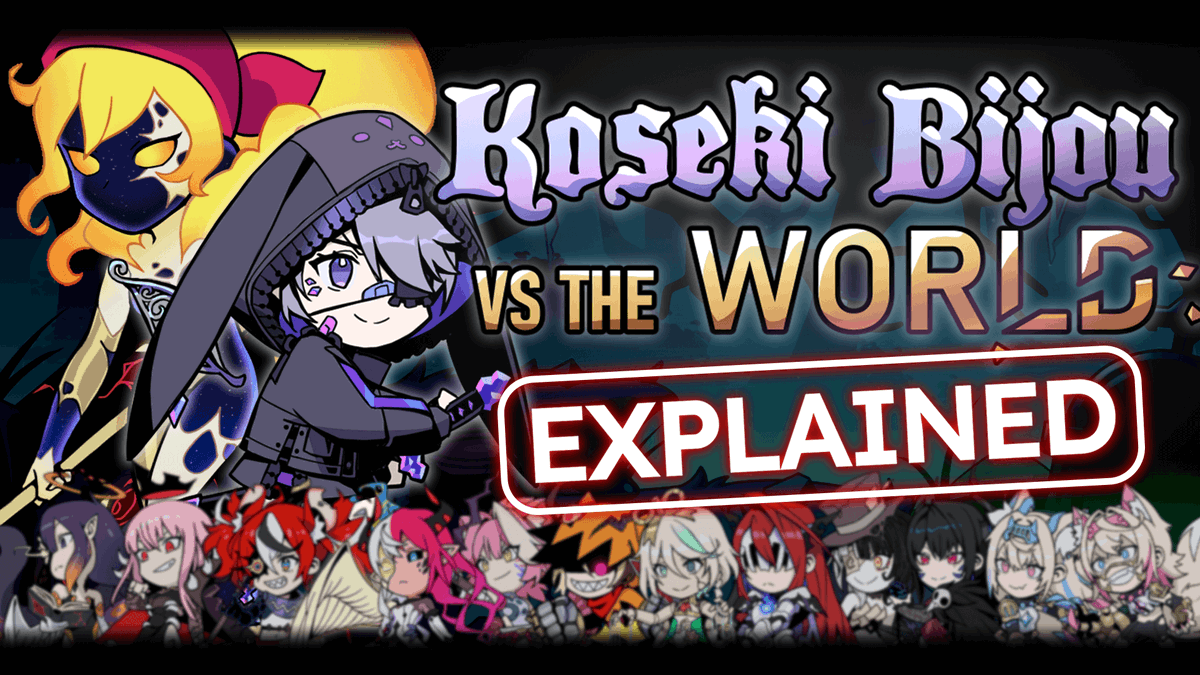 LongLiveReya's tweet image. 🗿 KOSEKI BIJOU VS THE WORLD: EXPLAINED 🗿
IT'S FINALLY HERE, my behind the scenes video for Biboo's birthday stream! I wanted to go over all the love that went into every decision, from the story to the movesets. My editor went crazy on this so enjoy!
youtube.com/watch?v=V-oni_…