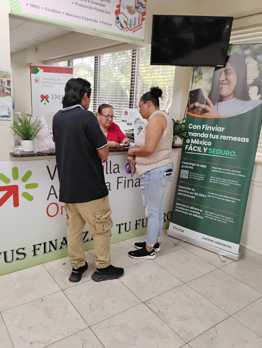 Ventanilla Asesoría Financiera (@vaforlfl) on Twitter photo ¡Bienvenidos a una nueva semana llena de oportunidades financieras! <a href="/VAFORLFL/">Ventanilla Asesoría Financiera</a> y <a href="/ConsulMexOrl/">Consulado de México en Orlando</a> tenemos el placer de presentarte una variedad de servicios diseñados para satisfacer tus necesidades empresariales y personales.
✨🗓️ ¿Qué ofrecemos?
Información: <a href="/IMSS_Bienestar/">IMSS Bienestar</a>, ¡Bienvenidos a una nueva semana llena de oportunidades financieras! <a href="/VAFORLFL/">Ventanilla Asesoría Financiera</a> y <a href="/ConsulMexOrl/">Consulado de México en Orlando</a> tenemos el placer de presentarte una variedad de servicios diseñados para satisfacer tus necesidades empresariales y personales.
✨🗓️ ¿Qué ofrecemos?
Información: <a href="/IMSS_Bienestar/">IMSS Bienestar</a>,