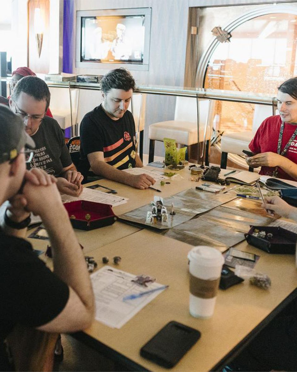 ComicConCruise's tweet image. Adventure (and new campaigns) await on the high seas 🐲 Roll for initiative now and book a cabin while you’re at it! ComicConTheCruise.com #DungeonsAndDragons #ComicConCruise