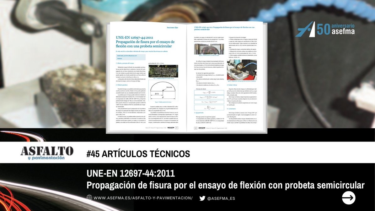¿Cómo determinar la resistencia a tracción de la propagación de una fisura inducida en una mezcla asfáltica?

☝🏻<a href="/javloma/">Javier Loma</a> director de tecnología de <a href="/PADECASA/">PADECASA</a> y director de <a href="/Aleas_es/">ALEAS</a>, explica en #AsfaltoyPavimentación 45 el ensayo de probeta semicircular: ow.ly/jz6250Irfj4
