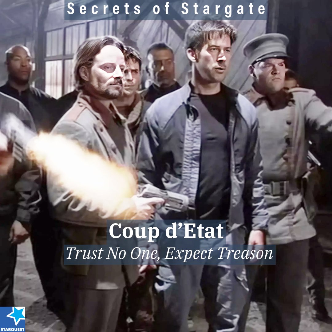 sqpn's tweet image. Atlantis: “We’d like peace.”
Genii: “Here’s a ZPM and also a nuclear plot.”
Trust is a currency in Coup D’état, and Atlantis might be broke.
#Stargate #StargateAtlantis
starquest.fm/SSG217