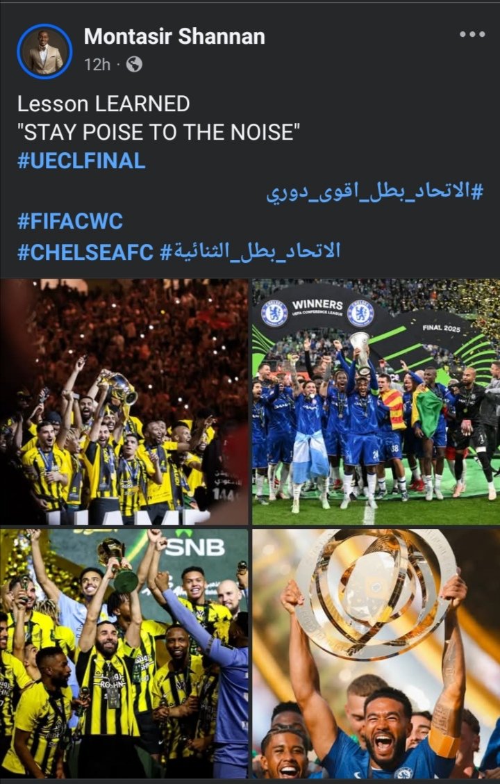 ₥Ǿ₦ŦĂsΪГ sĦĂ₦₦Ă₦ (@dr_monty808) on Twitter photo #الاتحاد_بطل_اقوى_دوري
#الاتحاد_بطل_الثنائية
#UECLfinal
#FIFACWC
<a href="/ittihad/">نادي الاتحاد السعودي</a> 🏆🏆
<a href="/ChelseaFC/">Chelsea FC</a> 🏆🏆 #الاتحاد_بطل_اقوى_دوري
#الاتحاد_بطل_الثنائية
#UECLfinal
#FIFACWC
<a href="/ittihad/">نادي الاتحاد السعودي</a> 🏆🏆
<a href="/ChelseaFC/">Chelsea FC</a> 🏆🏆