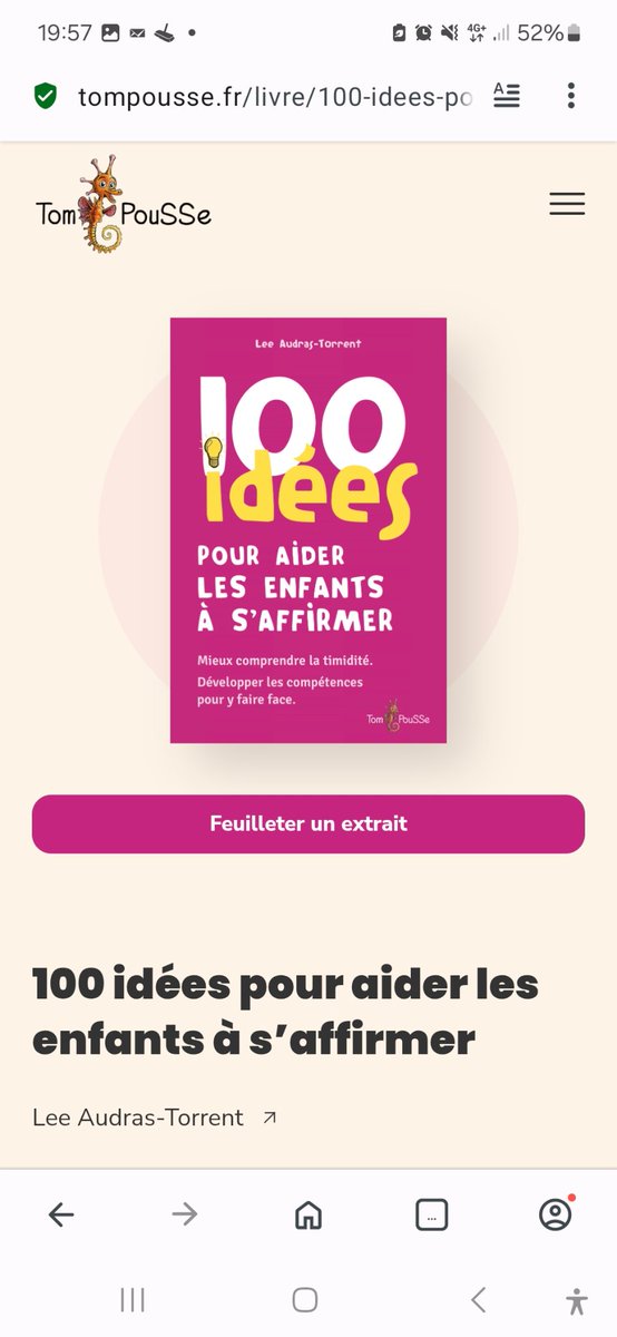 laurence1119436's tweet image. 100 idées pour aider les #enfant à s’affirmer un livre contre la #timidite Qq pages sur le #harcèlement 
#VendrediLecture
