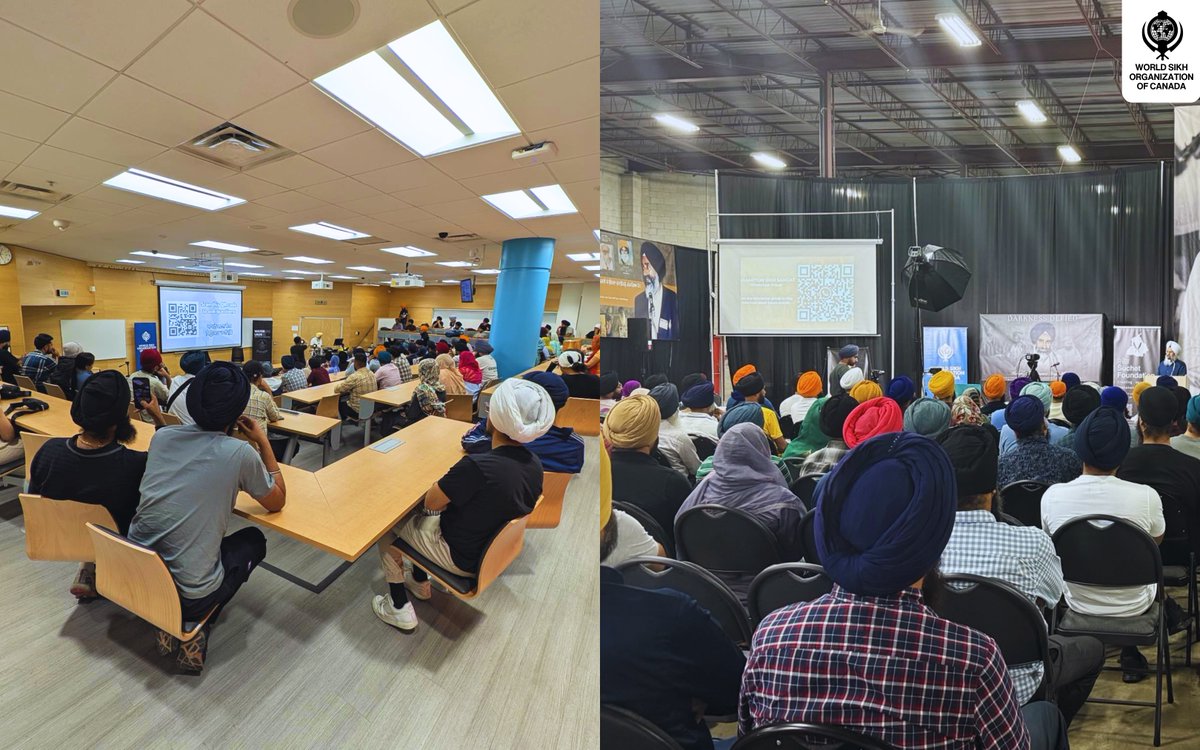 WorldSikhOrg's tweet image. To honour the enduring legacy of Shaheed Bhai Jaswant Singh Khalra, three decades after his martyrdom, WSO hosted events in Brampton last weekend.
We are deeply grateful to our distinguished guests, Bhai Ajmer Singh, renowned Sikh thinker, author, and close friend of Bhai Khalra…