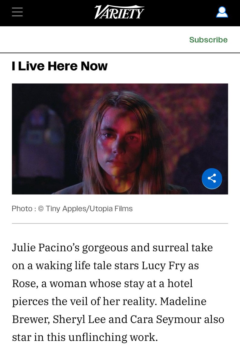 Julie Pacino (@julie_pacino) on Twitter photo ‘I Live Here Now’ <a href="/FantasiaFest/">Fantasia International Film Festival</a> next week💖🌹
Link to tickets in thread ⬇️ ‘I Live Here Now’ <a href="/FantasiaFest/">Fantasia International Film Festival</a> next week💖🌹
Link to tickets in thread ⬇️