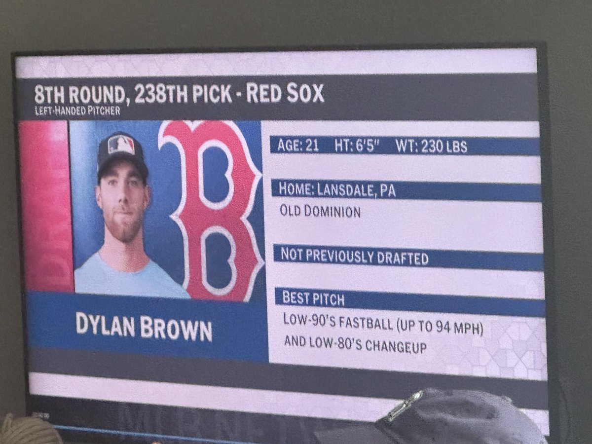 NPKnights's tweet image. Dylan Brown selected in the 8th round of Major League Baseball’s Amateur Draft! A proud day for the Brown family and the North Penn family!!! @ReporterSports @SOLsports