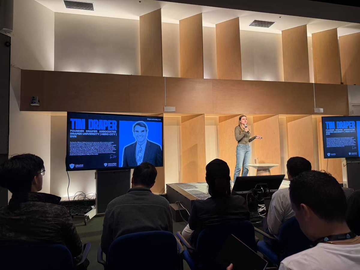 Jeffthedogyo's tweet image. Reporting live from SF 🌉
Great energy at @draper_u, builders, ideas, and conviction. @TimDraper
The next few weeks will be packed: back-to-back VC meetings and pitches.
Open to face-to-face convos with any VCs in town. Let’s connect and build something that lasts!