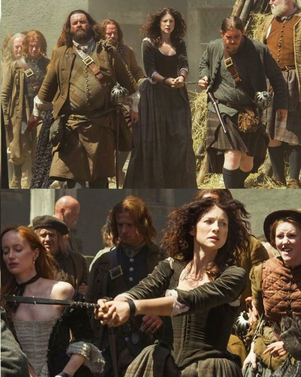 The witches trial. Hard to believe it later, Geillis really saved Claire's life.  -  florence @florencewaxweil <a href="/Pinterest/">Pinterest</a>  #CaitrionaBalfe #lotteverbeek #OLS1