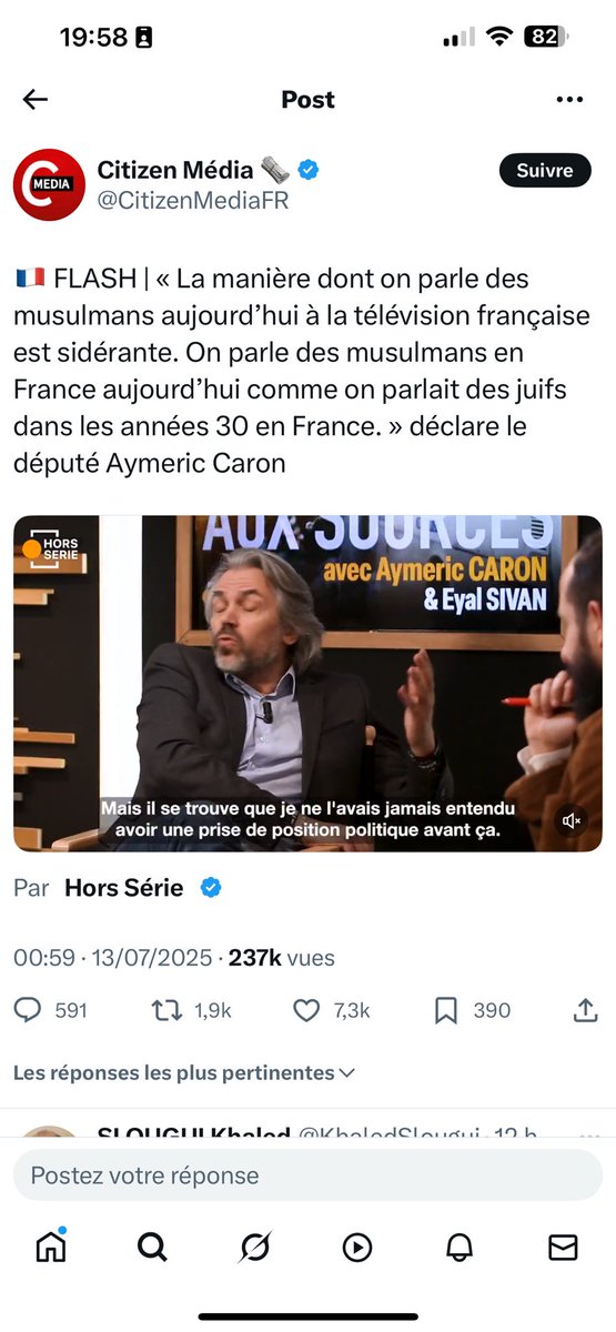 Comparer les musulmans d’aujourd’hui aux Juifs des années 30, c’est obscène. Personne ne les déporte, personne ne les extermine. Cette rhétorique islamo-gauchiste salit la mémoire, déforme le réel et nourrit la haine de la France. Honte à ceux qui l’entretiennent.