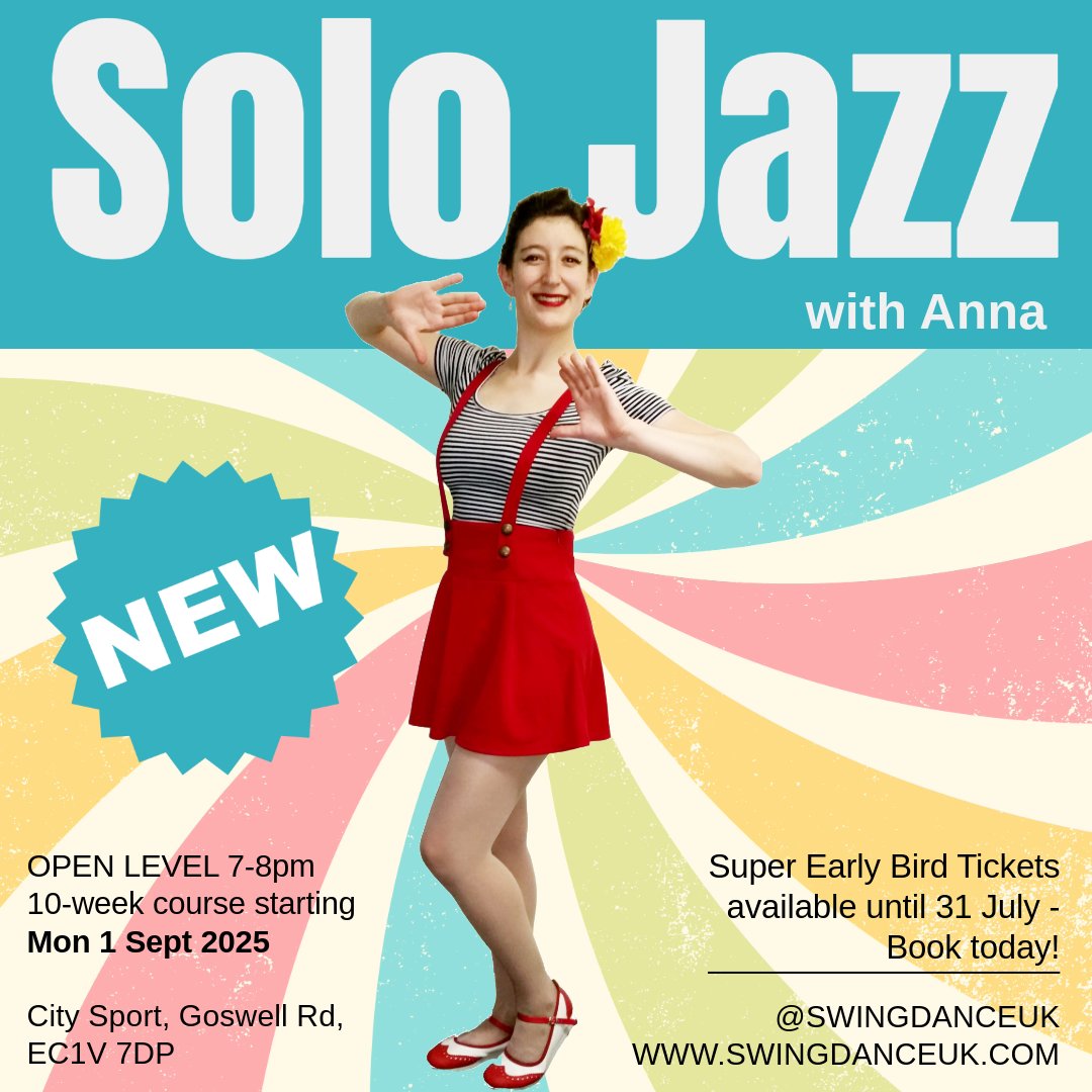 New 10-Week Solo Jazz Course with Anna – Super Early Bird Tickets Available Now! - mailchi.mp/swingdanceuk/s…