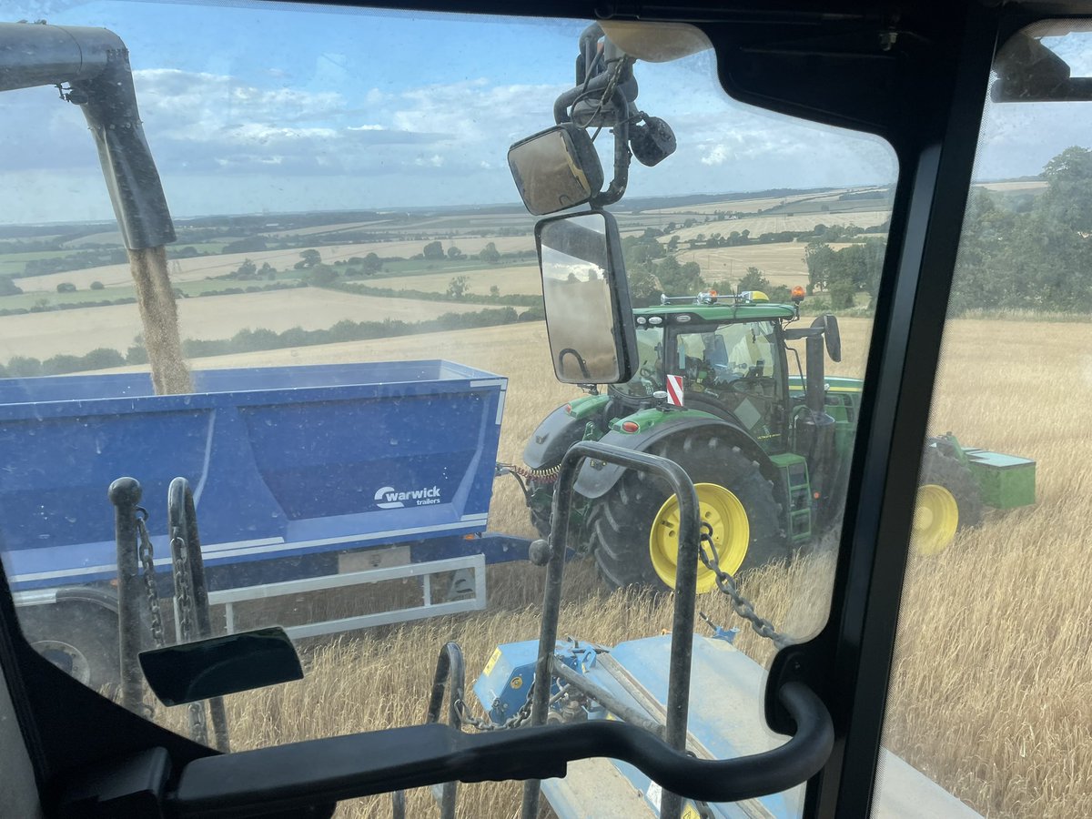 Oilseed rape and Winter Barley done. Onto the wheat by the end of this week #harvest