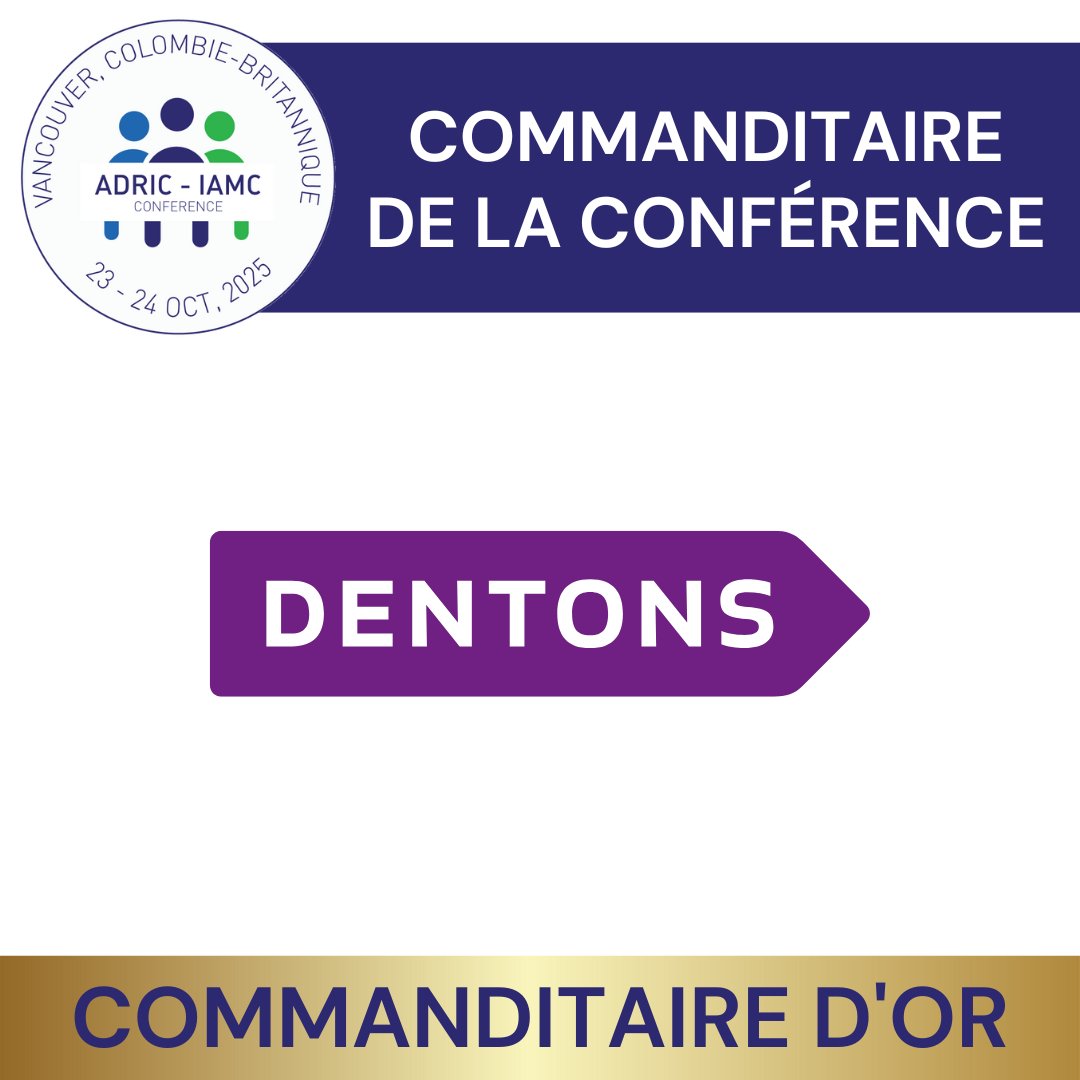 We’re proud to have <a href="/Dentons/">Dentons</a> on board as an official sponsor of the ADRIC 2025 Conference! Their support makes it possible for us to deliver valuable learning and networking opportunities.

Learn more: zurl.co/ADtu8

#ADRIC2025Conference #Mediation #Arbitration

<a href="/ADR_BC/">ADR Institute of British Columbia</a>