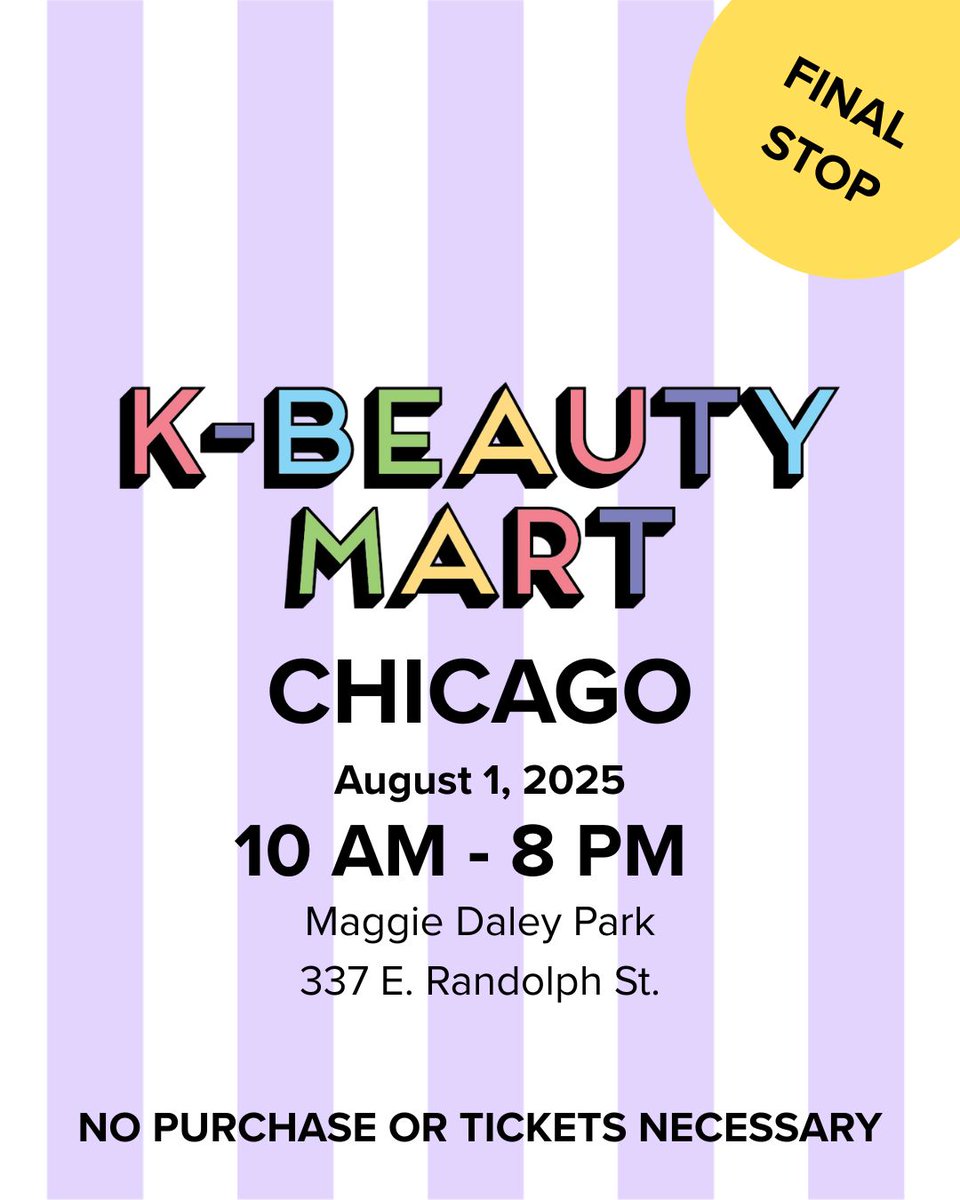 Skincare and Beauty Lovers! @Kbeautyworld 's beauty mart is landing in CHICAGO!