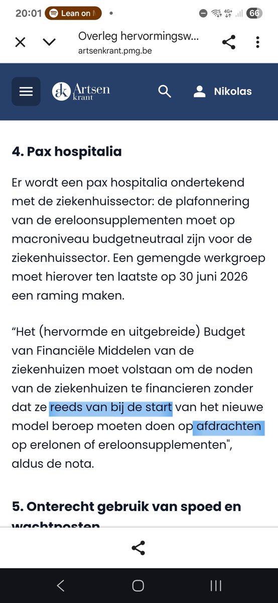 Nikolas De Meurechy (@ndemeurechy) on Twitter photo Voor de aandachtige lezer, laat duidelijk zijn dat de Pax Hospitalia wederom een aanslag op de arts is, want de minister geeft dus akkoord dat ook na hervorming Ziekenhuisfinanciering en nomenclat afdrachten mogelijk gaan blijven! <a href="/ancapoen/">An Capoen</a> <a href="/bvastweets/">BVAS-ABSyM</a> <a href="/DeClercqLuc/">De Clercq Luc</a> <a href="/FriedaGijbels/">Frieda Gijbels</a> Voor de aandachtige lezer, laat duidelijk zijn dat de Pax Hospitalia wederom een aanslag op de arts is, want de minister geeft dus akkoord dat ook na hervorming Ziekenhuisfinanciering en nomenclat afdrachten mogelijk gaan blijven! <a href="/ancapoen/">An Capoen</a> <a href="/bvastweets/">BVAS-ABSyM</a> <a href="/DeClercqLuc/">De Clercq Luc</a> <a href="/FriedaGijbels/">Frieda Gijbels</a>