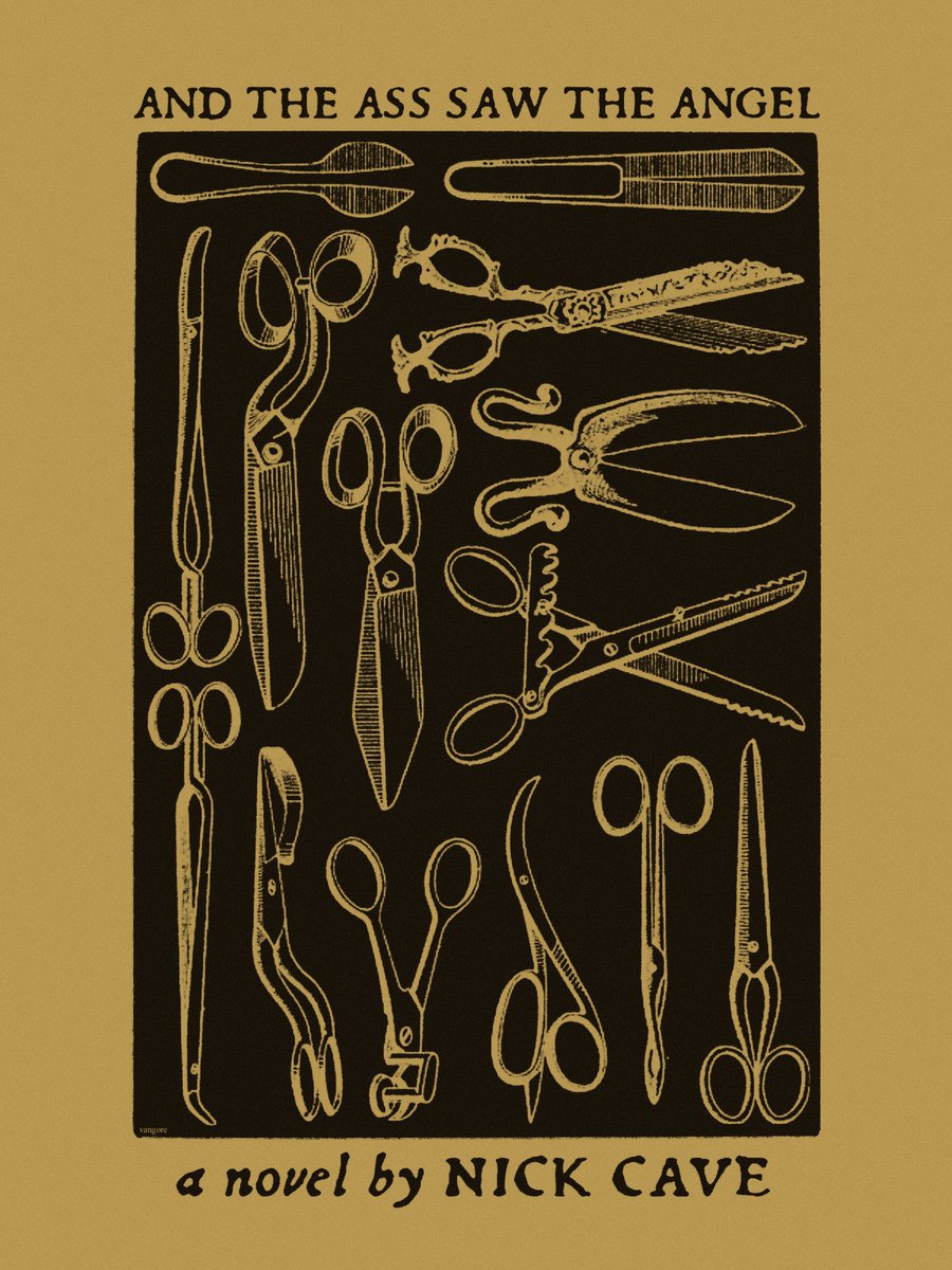 vvangore's tweet image. nineteenth read of the year, And the Ass Saw the Angel by Nick Cave