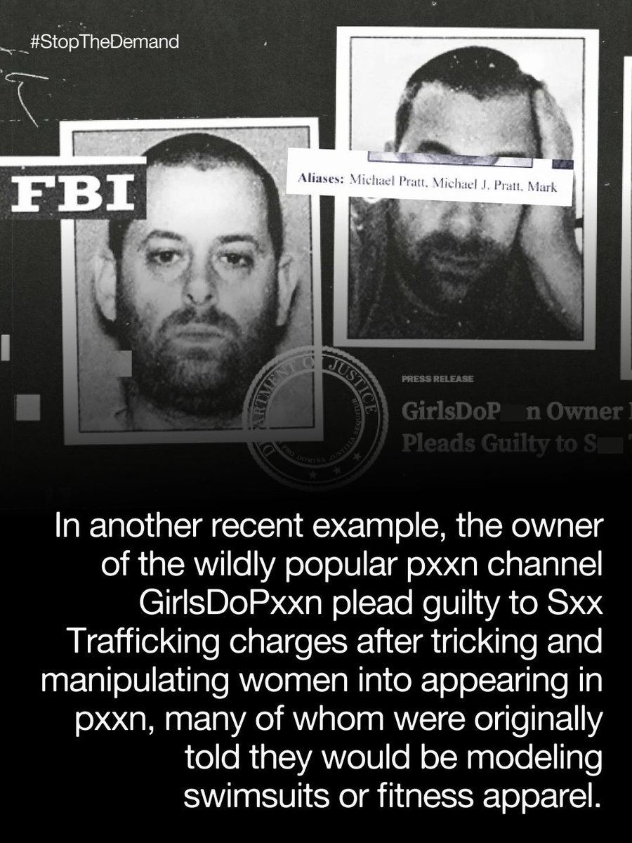 FightTheNewDrug's tweet image. When porn is reported as the 2nd most common form of trafficking, you know there's a connection, and it's a significant one.
This is what #StopTheDemand is all about. We'll never end the trafficking of human beings as long as there is still a demand for content that sustains it.…