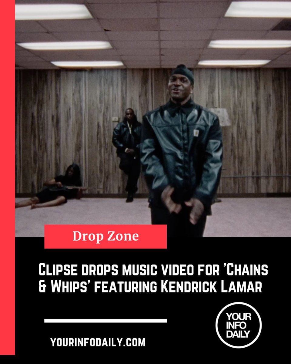YourInfoDaily4's tweet image. This just in! @clipse (@PUSHA_T and No Malice) drops music video for 'Chains & Whips' featuring @kendricklamar, watch iut now on yourinfodaily.com