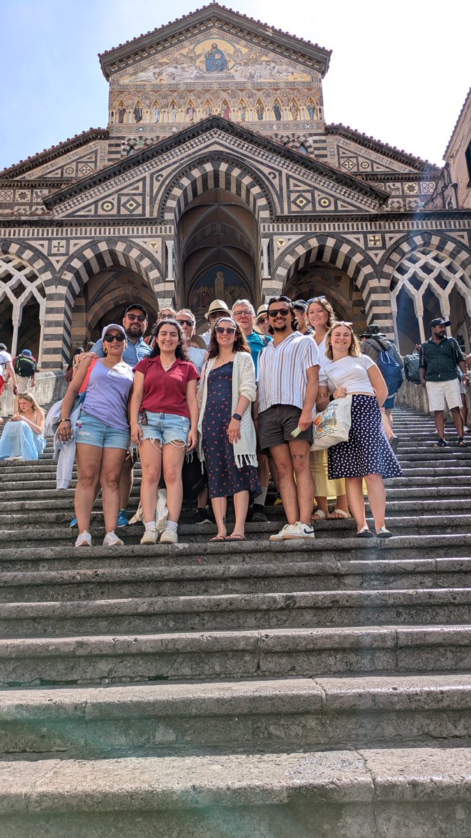 CCSU's tweet image. Students explored Salerno & the Amalfi Coast during WL300: UNESCO World Heritage Sites with Prof. Simone Puleo! A powerful example of Central’s commitment to global engagement through immersive learning abroad 🇮🇹💙🔱
#WeAreCentral