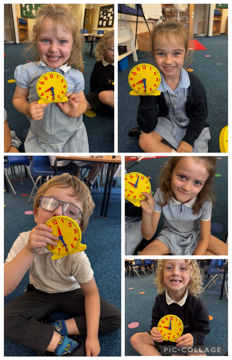 In #GrangeMaths, Year 1 have been learning to tell the time to the hour and to the half hour. ⏰ Well done everyone! 🌟🕣 <a href="/GrangeMrsMcG/">Mrs McGilloway</a> <a href="/GrangeMissA/">GrangeMissA</a> <a href="/GrangeMrsM/">Mrs Marsh</a>