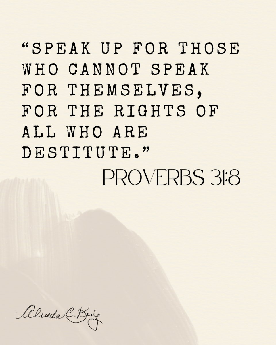 AlvedaCKing's tweet image. God has always called His people to raise their voices for the voiceless.
Whether it’s the unborn, the forgotten, or the poor — silence is never the answer.
Let us be the ones who speak up with truth, courage, and compassion.