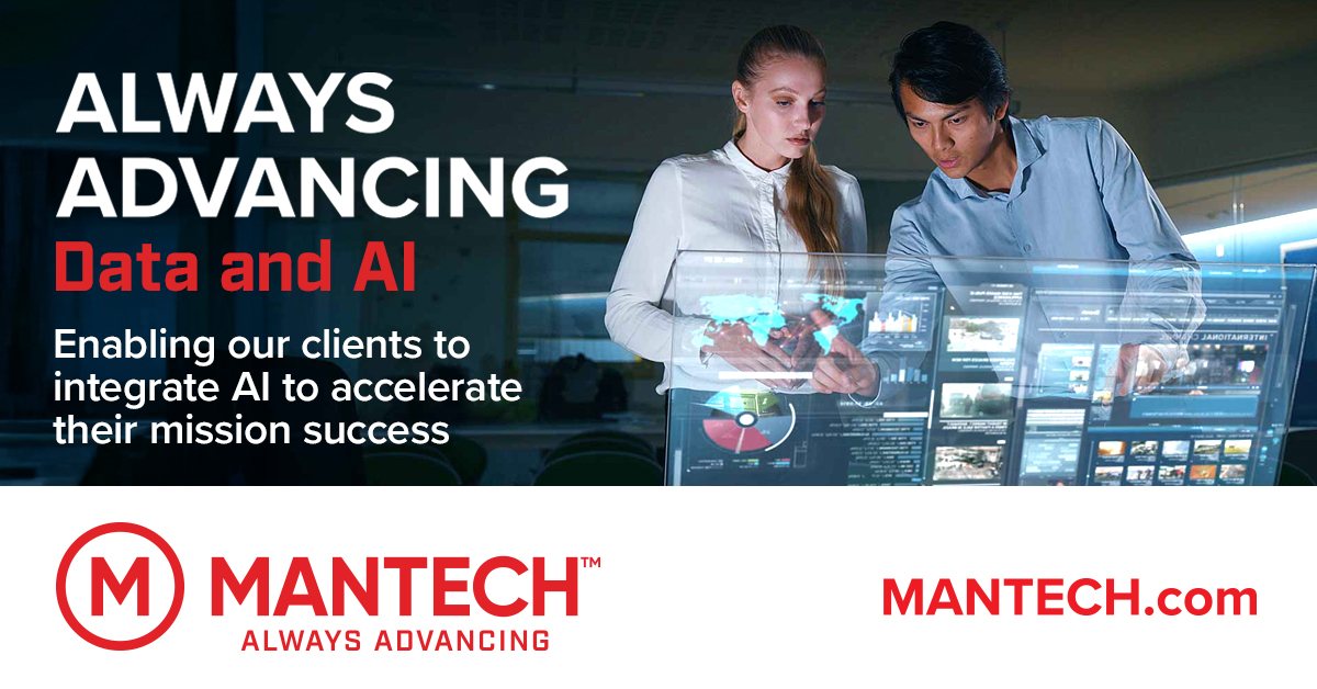 MANTECH's tweet image. Secret weapon? Our People! 🛡️ @MANTECH is #AlwaysAdvancing them by harnessing #DataAI. We're equipping our teams with cutting-edge insights & intelligent tools to innovate faster & drive greater mission impact. Empowering every individual! 🦾
