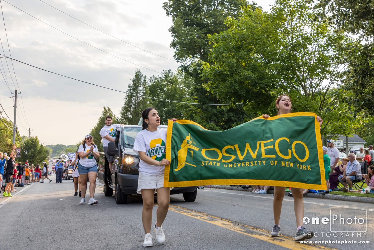 sunyoswego's tweet image. We were honored to celebrate with our neighbors and community at the Fair Haven Parade! ππ #SUNYOswego