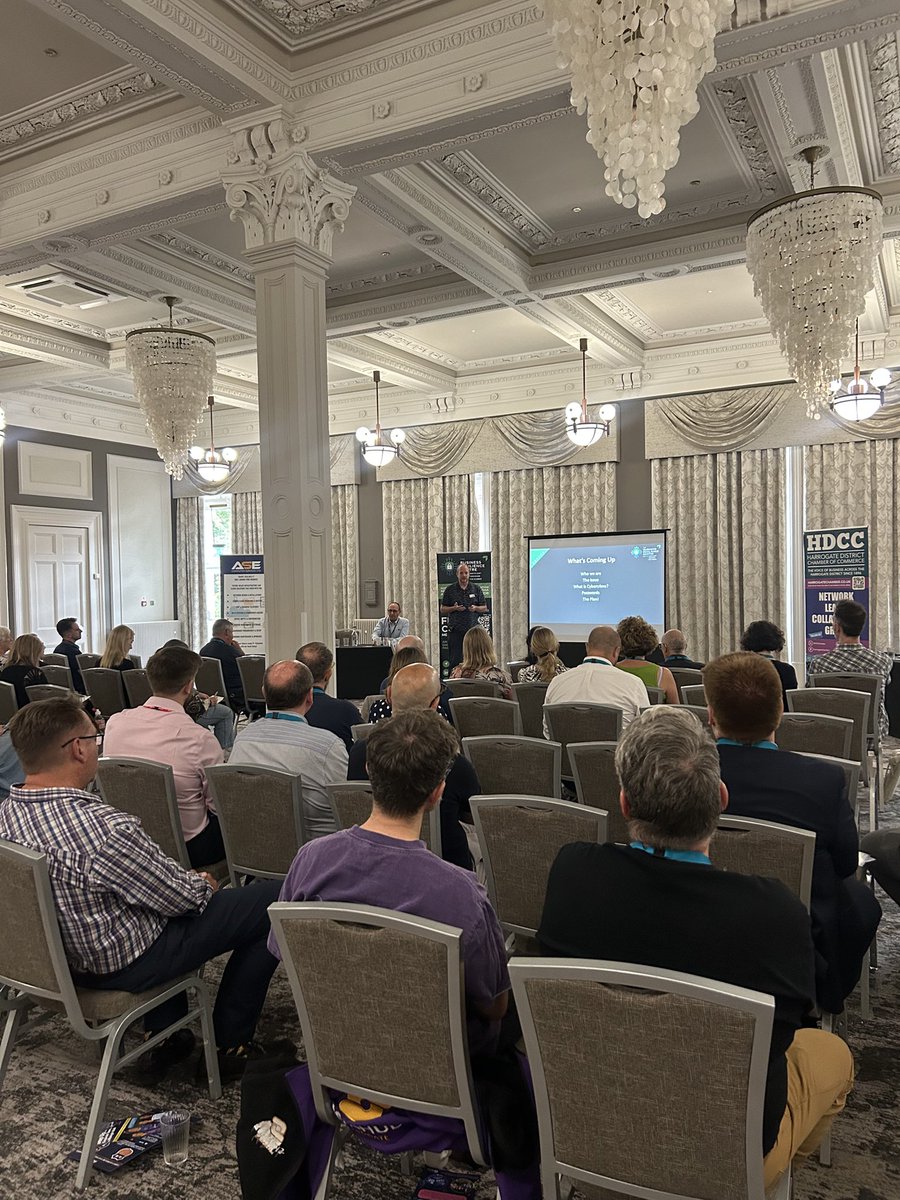 North East Business Resilience Centre (@nebrcentre) on Twitter photo Steve and Chantelle are at <a href="/CedarCourtHotel/">The Cedar Court Hotels Group</a> in Harrogate, with the Harrogate District Chamber of Commerce for their Cyber Security event!
It’s great to see so many businesses in the room on this lovely Monday evening.
#Harrogate #Events #SMEs #CyberSecurity Steve and Chantelle are at <a href="/CedarCourtHotel/">The Cedar Court Hotels Group</a> in Harrogate, with the Harrogate District Chamber of Commerce for their Cyber Security event!
It’s great to see so many businesses in the room on this lovely Monday evening.
#Harrogate #Events #SMEs #CyberSecurity