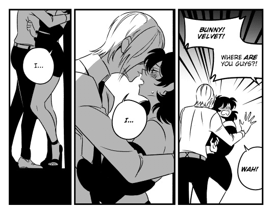 dailybutchfemme's tweet image. Butchfemme couple couple of the day is Bunny and Velvet from Vampire Blooddrive by @miraongchua (canon). Velvet is the butch and Bunny is the femme!