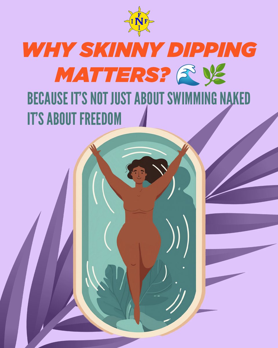 Why does skinny dipping matter? 🌊

Because it’s not just about swimming nude  it’s about freedom.
Freedom from shame. From judgment. From layers we were told to carry.
It’s raw, joyful, honest.
A return to nature and to ourselves. 🌿

#SkinnyDipping #Naturism #BodyFreedom