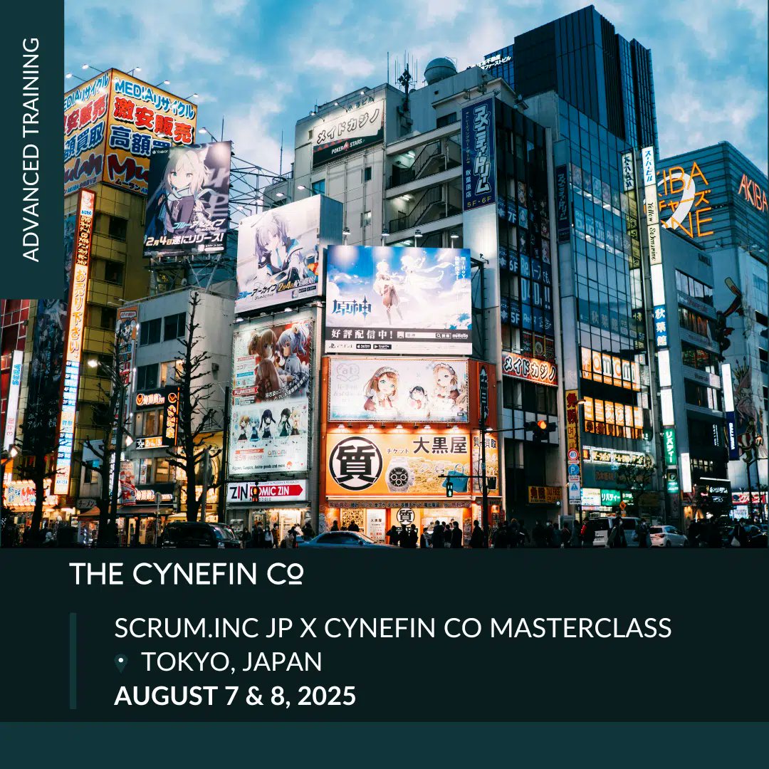 Scrum Inc. Japan &amp; The Cynefin Co Masterclass. For the first time in #Japan, #Scrum Inc. and The #Cynefin Company will co-host a 2-day masterclass. We’ll welcome internationally experienced trainers with over a decade of practice to deliver a hands-on, deeply engaging learning